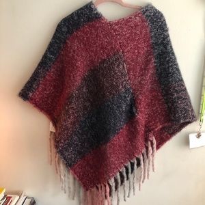 Brand New Fleece Poncho